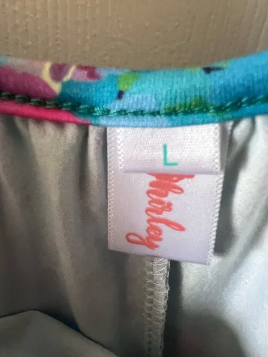 Shirley & Stone Floral Boho Spaghetti Strap Wide Leg Stretch Jumpsuit Large EUC - Picture 5 of 9